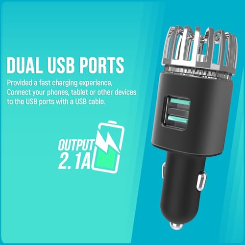 Ionizador purificador de aire para automóvil, ambientador de