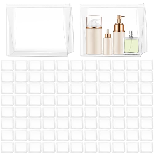 Circloophs Mini bolsas organizadoras de maquillaje transpare
