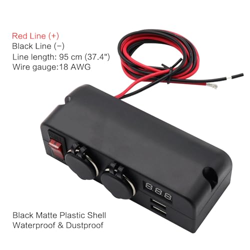 Multifunción 12 V encendedor de cigarrillos divisor de enchu