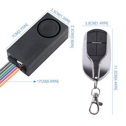 Garneck Sistema de entrada sin llave para coche, alarma anti
