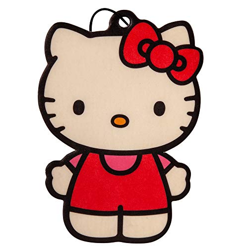 Ambientador de Hello Kitty, aroma a fresa, paquete de 2 unid