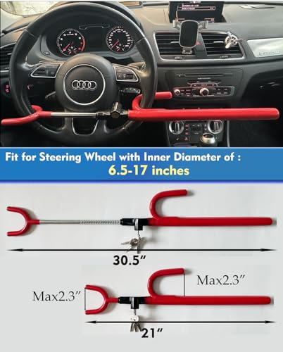 Cerradura antirrobo para volante de automóvil, dispositivo a
