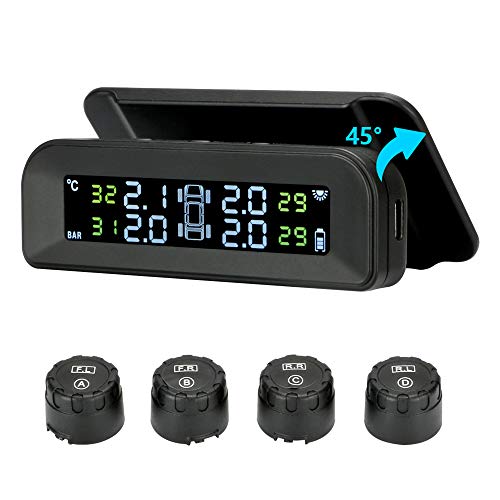 Sistema de monitoreo de presión de neumáticos TPMS solar ina