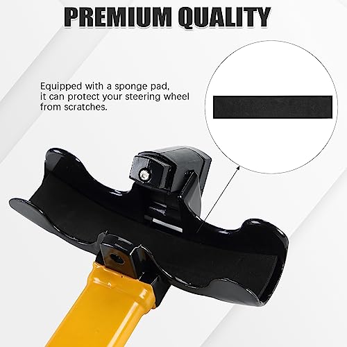 FLK Tech Cerradura giratoria antirrobo universal del volante