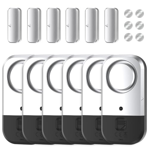 Sensores de alarma para puerta y ventana, alarma de puerta p