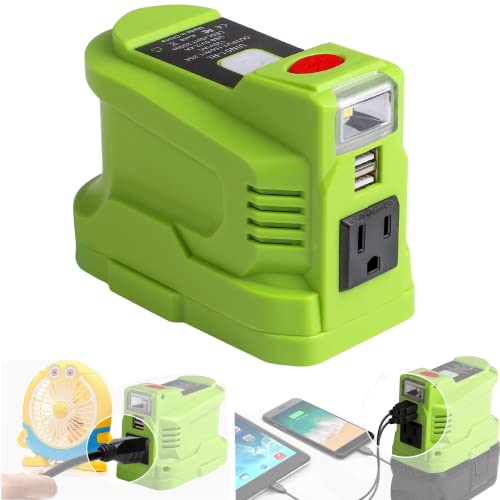 Inversor de corriente portátil para batería RYOBI de 18 V, i