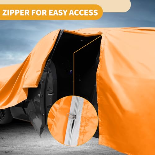 Cubierta de coche impermeable para todo tipo de clima, para