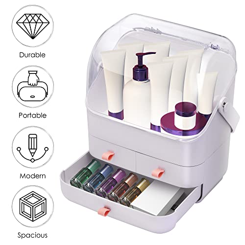 Organizador de cosméticos para encimera, organizador de maqu