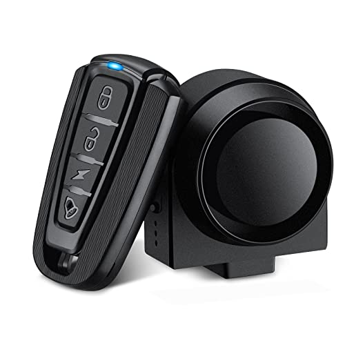 ONVIAN Rechargeable Bike Bell Bike Alarm with Wireless Remot
