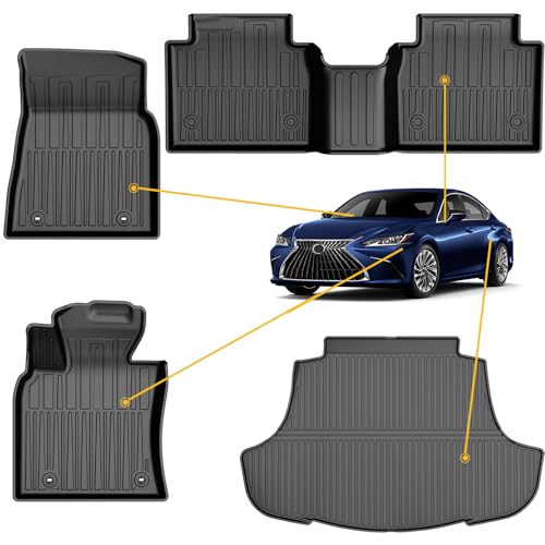 Alfombrillas y tapete de carga para Lexus ES350/ES300h, ajus