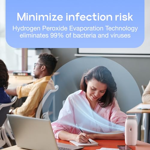 Evapolar Mini purificador de aire para escritorio, purificad