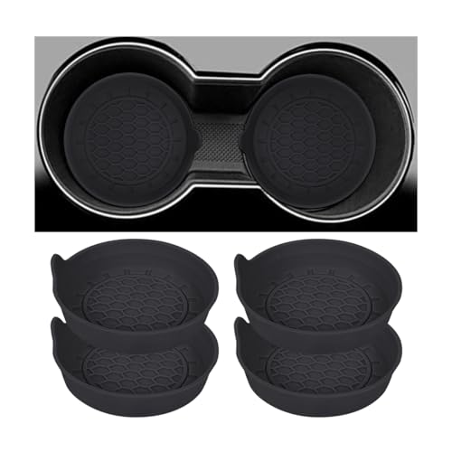 4 posavasos para automóvil, almohadillas de silicona antides