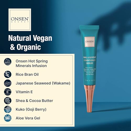 Onsen Tratamiento en crema de uñas y cutículas con aceite de