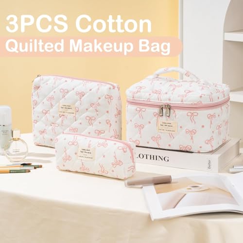 Bolsa de maquillaje acolchada de algodón, Arco B, Literatura