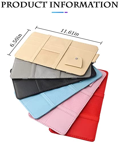XINLIYA Organizador de visera solar para automóvil, bolsillo