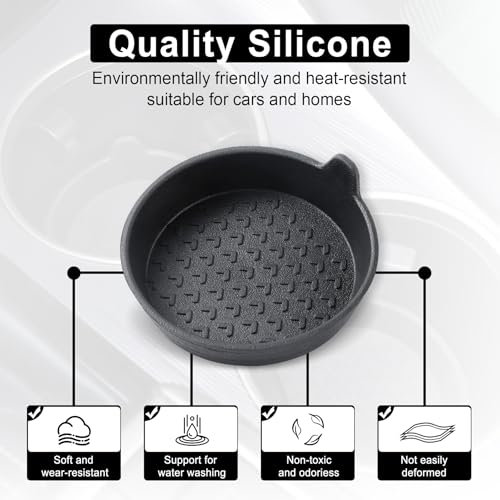 SINGARO Portavasos para automóvil, paquete de 4 posavasos de