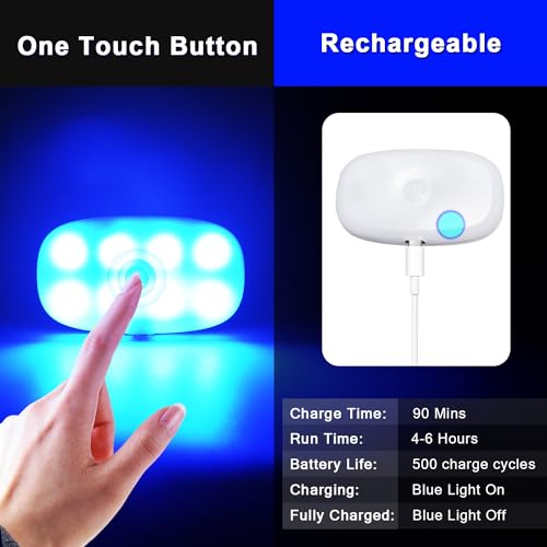 Coche Led Domo Luz Interior Inalámbrico Recargable Batería M