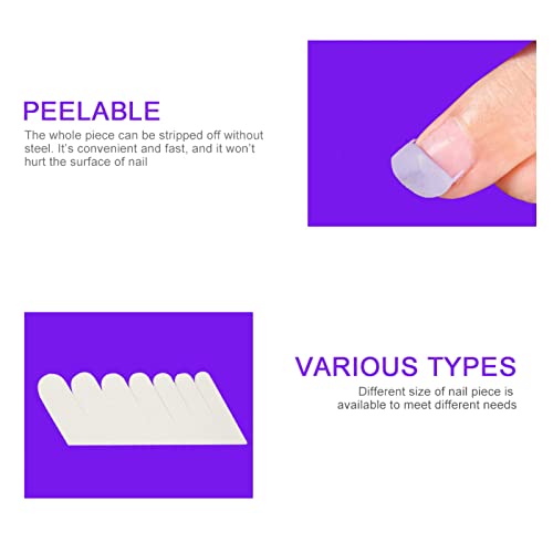 Envoltura de uñas de seda, adhesivo para reforzar las uñas,
