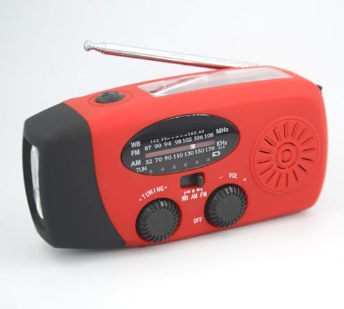 【Aivica-088】 Radio meteorológica NOAA de 7400 mWh Radio de e