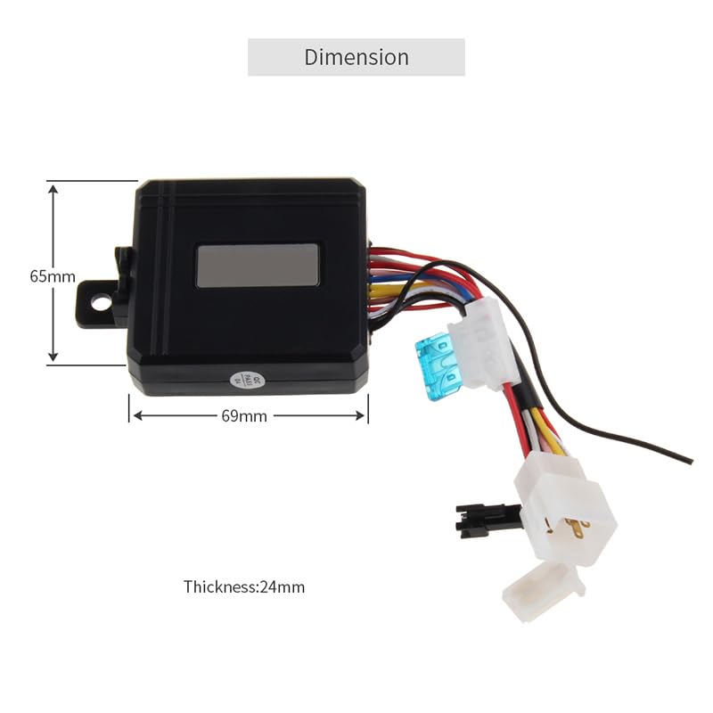 YNEM211 - Sistema de alarma para motocicleta con arranque re