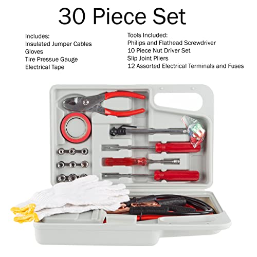 Kit de herramientas de emergencia Stalwart Roadside para aut