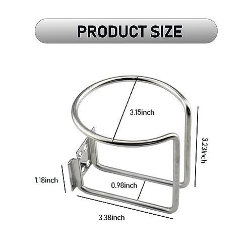 1 soporte para taza de agua de acero inoxidable para automóv