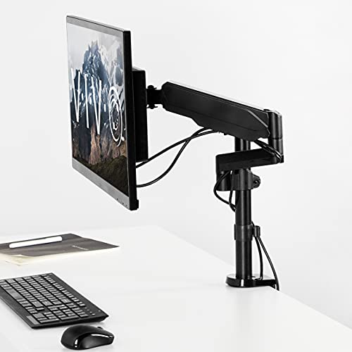 VIVO Brazo neumático de monitor único totalmente ajustable p
