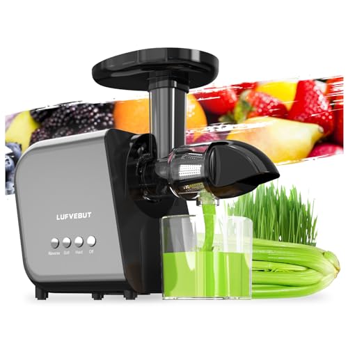 Máquina exprimidora lenta para verduras y frutas, extractor