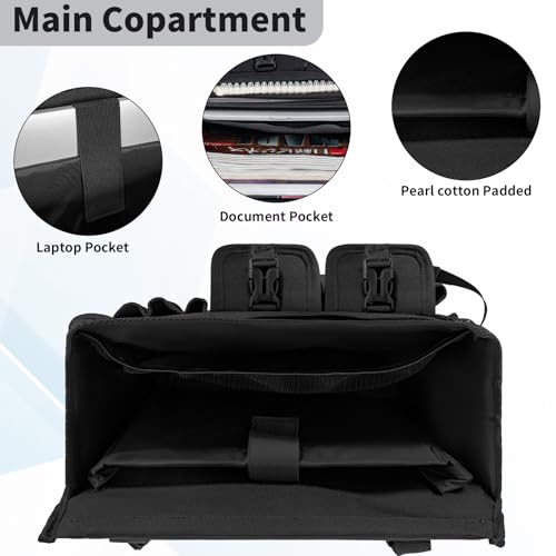 Organizador minimalista para asiento delantero de automóvil,