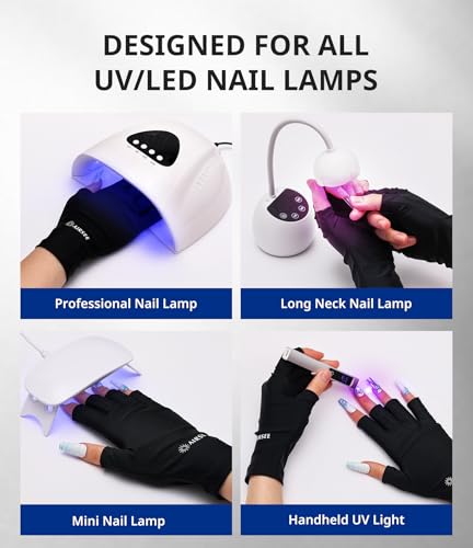 AIRSEE Guantes de protección UV de alta calidad para manicur