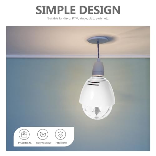 Housoutil Bombilla LED de bola – Bombilla giratoria de color
