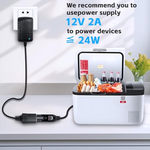 12V 2A 24W AC To DC Converter Car Outlet Adapter, Car Cigare