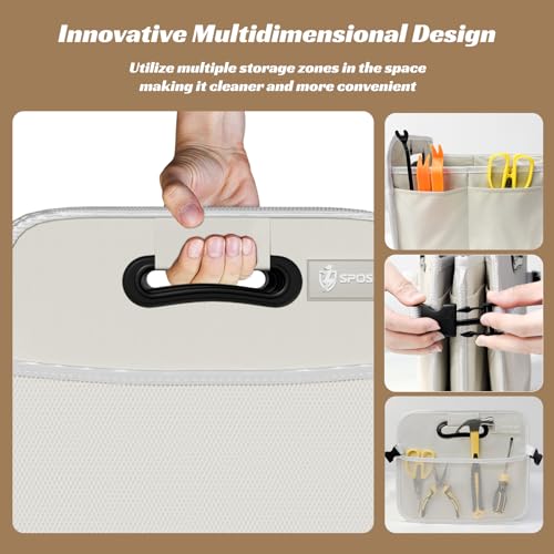 Sposuit Organizador de maletero para automóvil, almacenamien