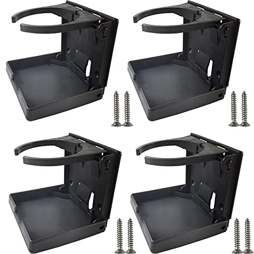 TIHOOD 4 soportes plegables ajustables para bebidas, portava