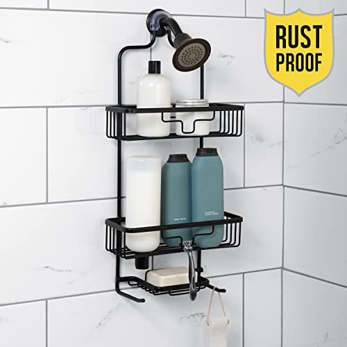 Zenna Home Organizador de baño colgante a prueba de óxido, e