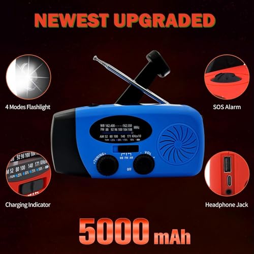 Radio solar iRonsnow IS-088+ con manivela para sintonizar AM