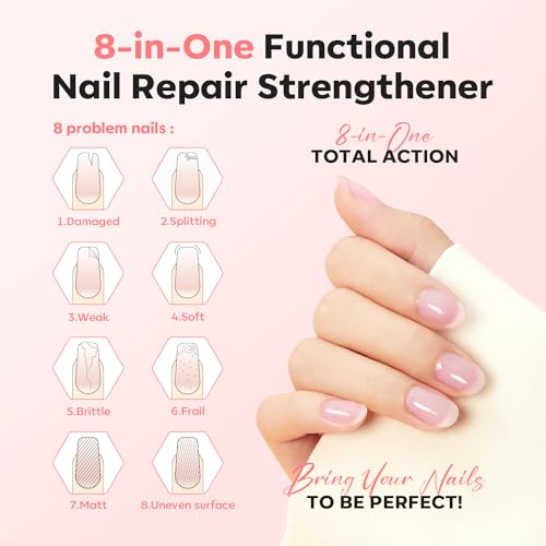 modelones Fortalecedor de uñas, relleno de cresta para uñas,