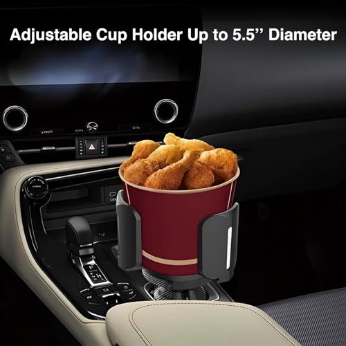 Expansor de portavasos para automóvil, adaptador de portavas
