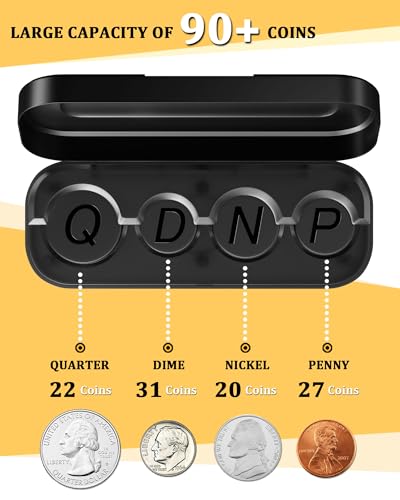Soporte para monedas para organizador de cambios de automóvi