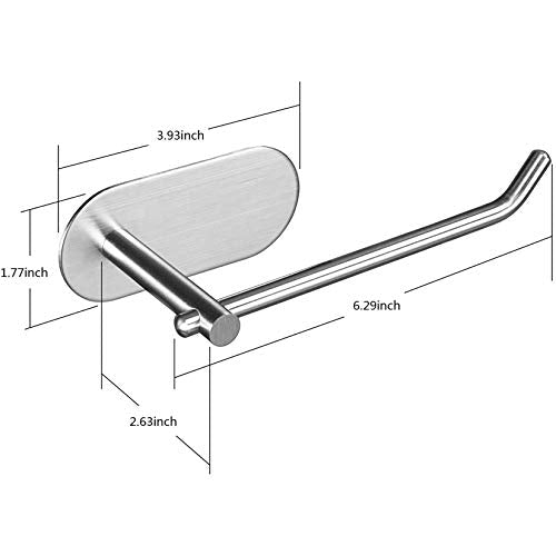 YIGII MST001 - Soporte de papel higiénico adhesivo para baño
