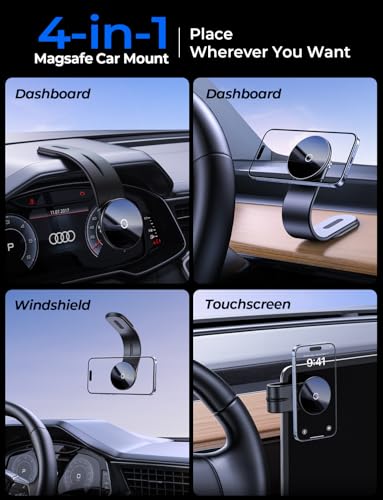 Soporte magnético para automóvil, soporte magnético para el