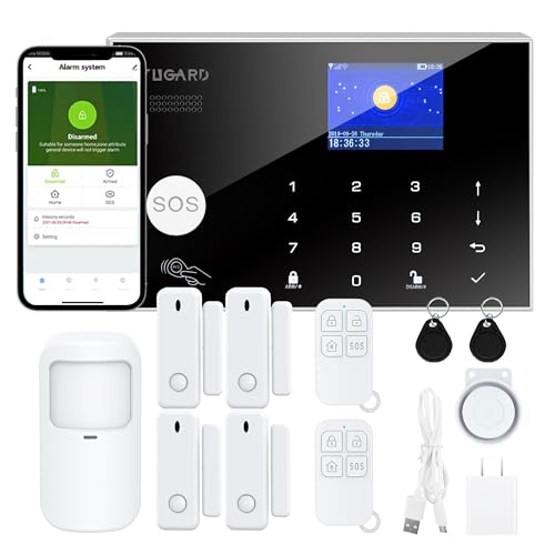 Seguridad de alarma con alerta de aplicación de teléfono, pa