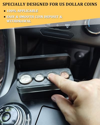 Soporte para monedas para organizador de cambios de automóvi