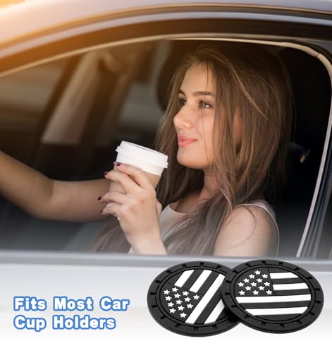 4 posavasos para automóvil, posavasos antideslizantes de 2.7