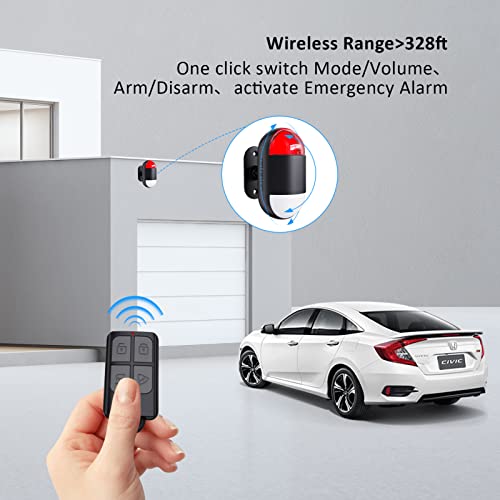 Alarma con sensor de movimiento en interiores: alarma inalám