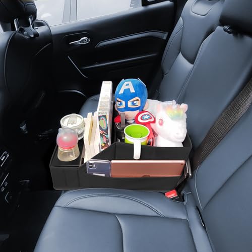 FLYBOX Organizador de asiento trasero de automóvil con 12 co