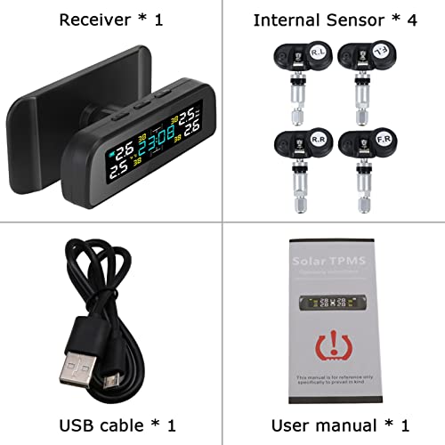 Sistema de monitoreo de presión de neumáticos, TPMS solar in
