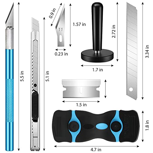 DIYSELF Kit de tinte de ventana para automóviles, juego de e
