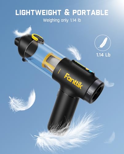 Fanttik Slim V10 Mix - Aspiradora inalámbrica para automóvil