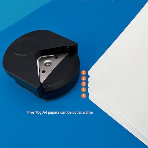 ZAAWUUT Mini Corner Rounder Paper Punch R4 Fillet Cutter, DI